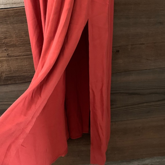 NWT NOMAD Rust Orange Button-Down Sheath Maxi Tank Dress - Picture 6 of 9